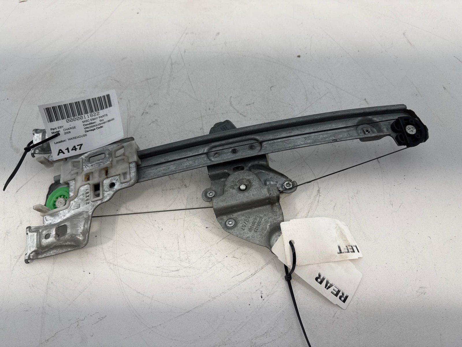 2006-2010 Dodge Charger Rear Left Door Window Regulator OEM