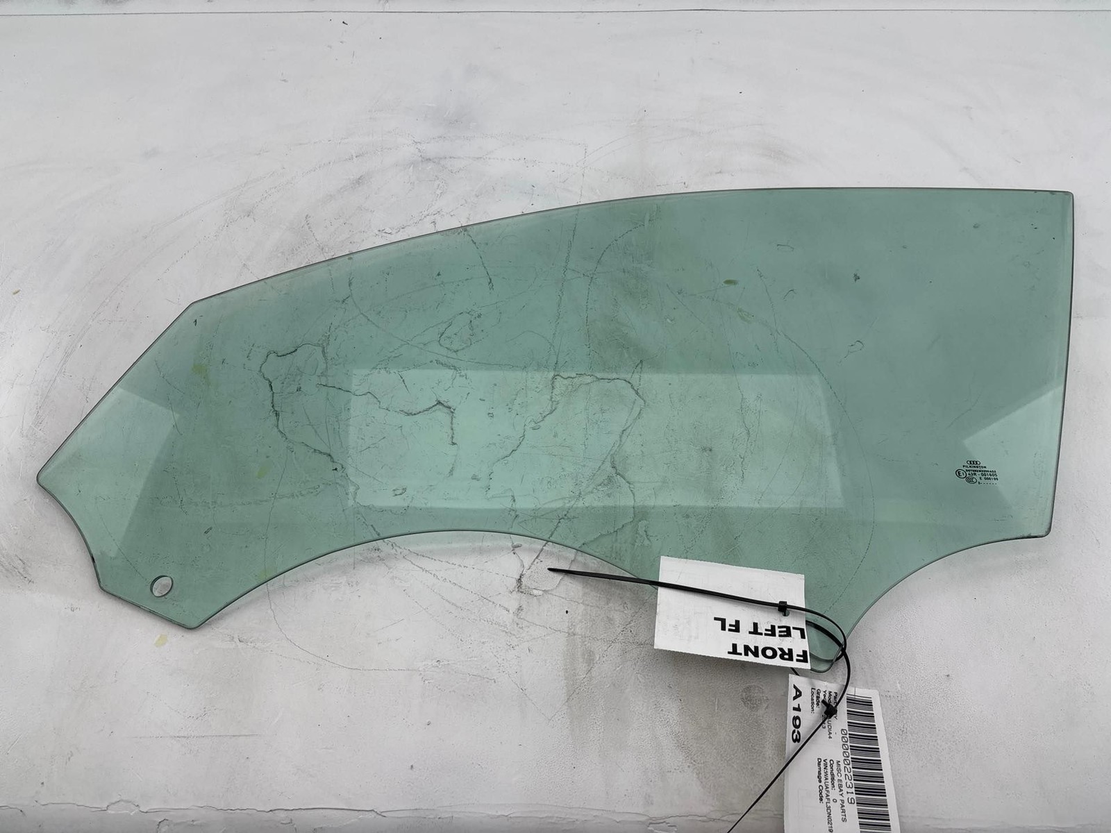 2012 - 2016 Audi A4 S4 Front Left Driver Side Window Glass OEM