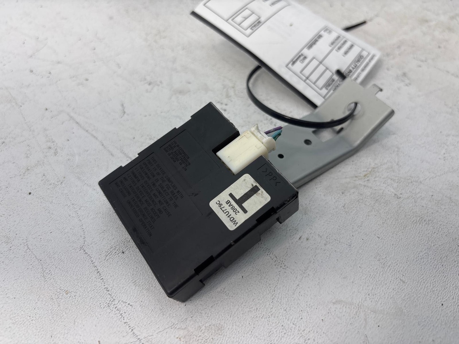 2012-2017 Nissan Juke Keyless Theft Locking Control Module OEM WD1U779C