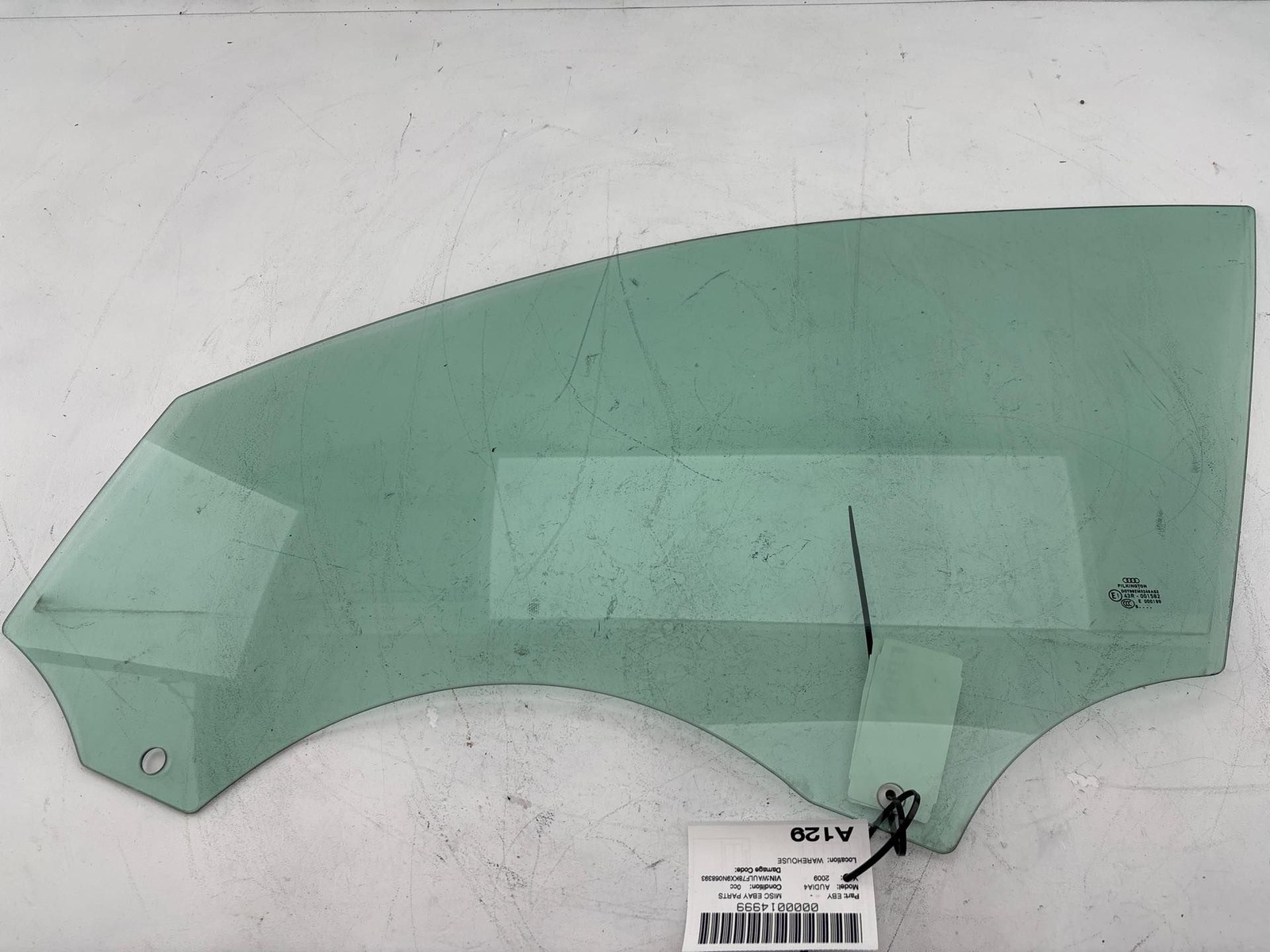 2009-2011 A4 Front Left Door Window Glass OEM