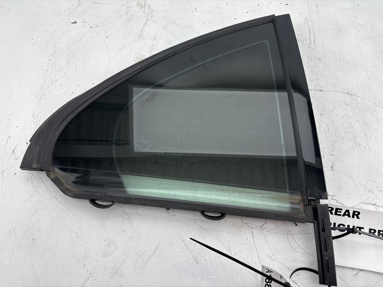 2015-2021 Mercedes W205 C300 Rear Right Vent Window Glass OEM