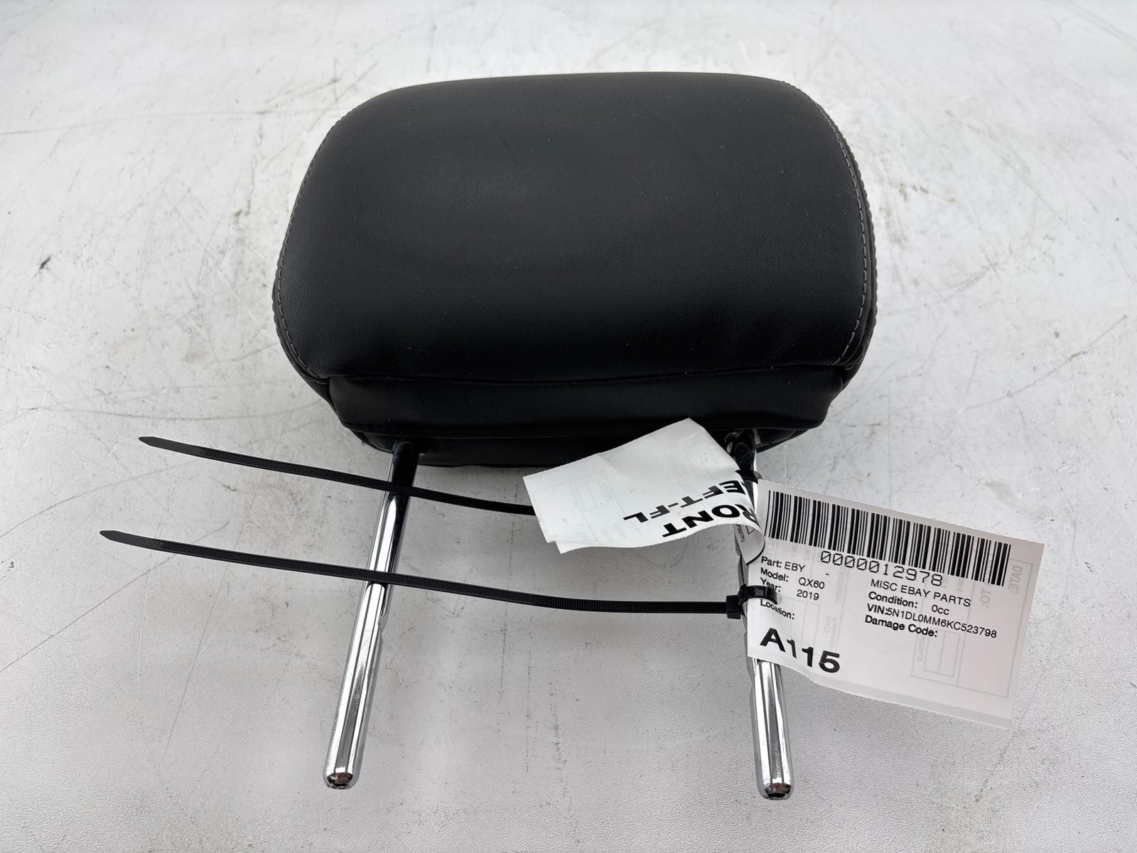2016 - 2020 INFINITI QX60 FRONT LEFT DRIVER SIDE SEAT HEADREST OEM