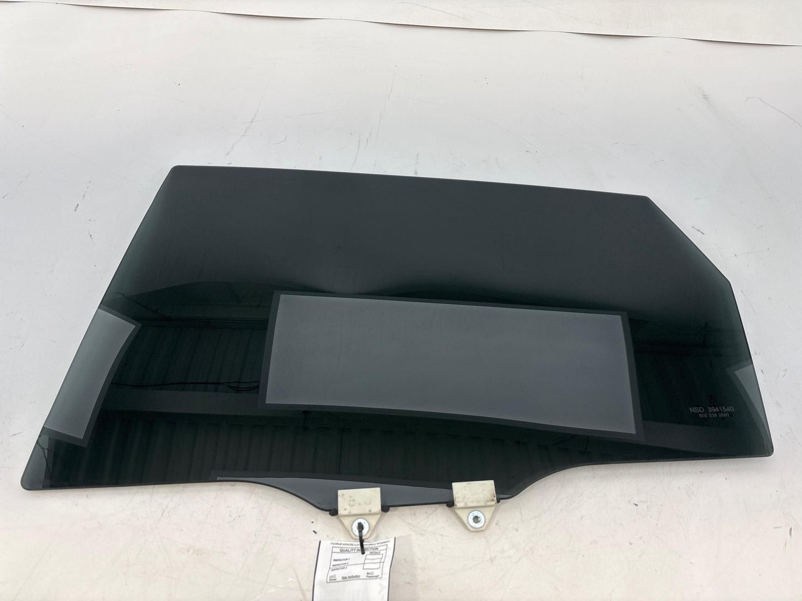 2019 - 2024 ACURA RDX REAR LEFT DRIVER SIDE DOOR BLACK TINT WINDOW GLASS OEM