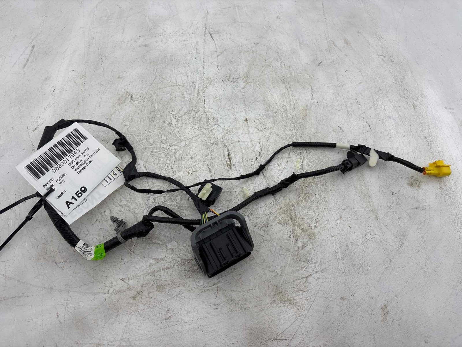 2017 FORD FOCUS RS Left Driver Seat Wiring Harness OEM