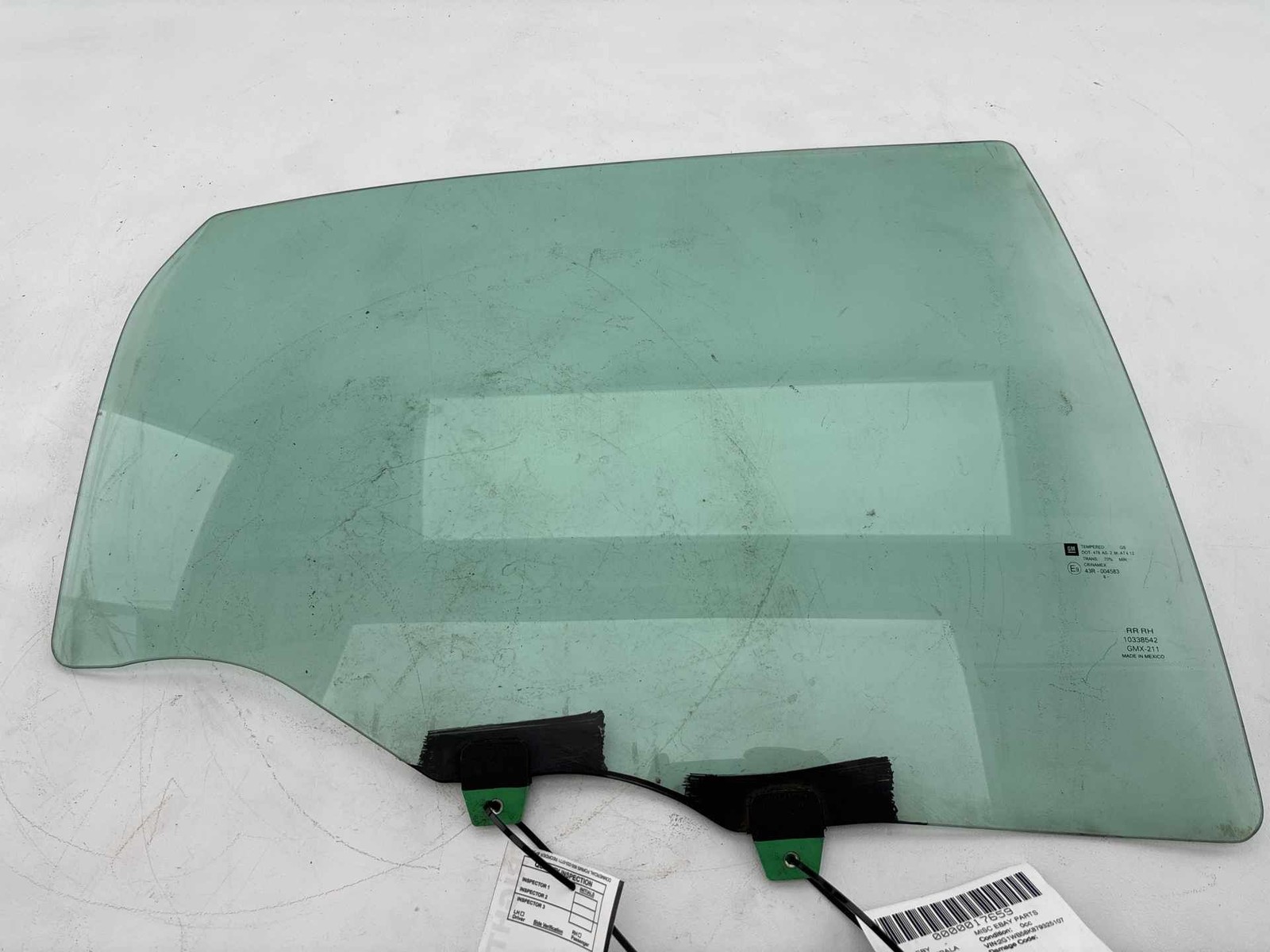 2006 - 2016 Chevrolet Impala Rear Right Passenger Side Door Glass Window OEM