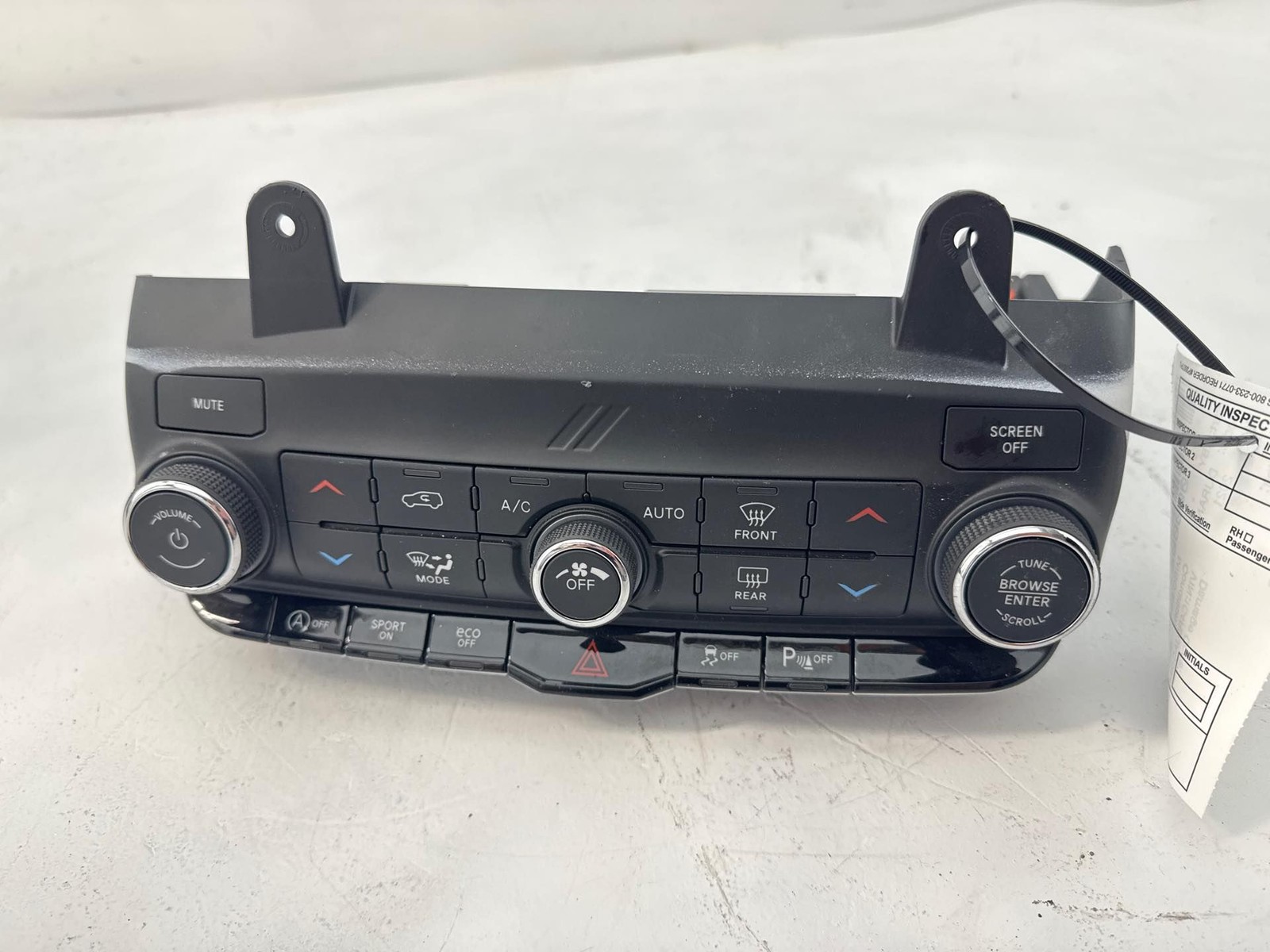 2021-2024 Dodge Durango Climate Heater AC & Radio Control Panel OEM 68465666AB