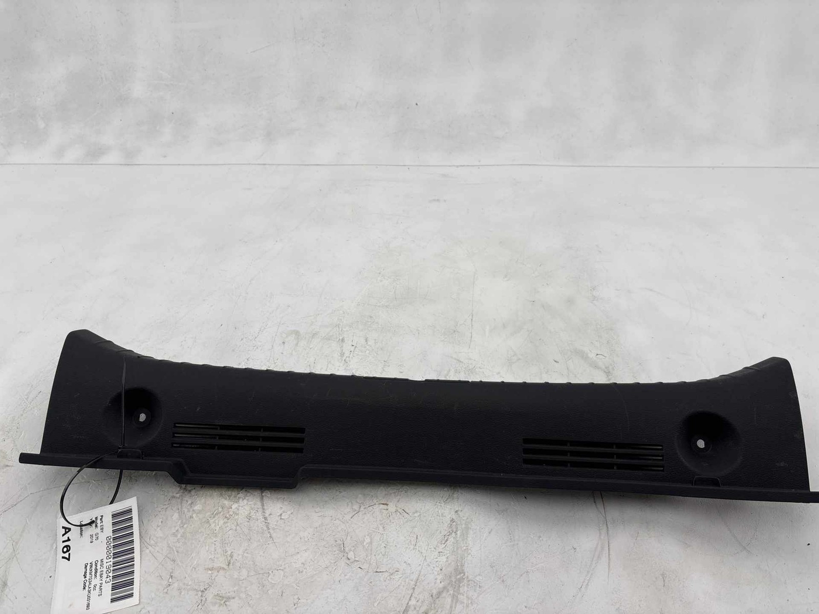 2019-2021 Genesis G70 Rear Trunk Sill Scuff Plate Trim Cover Panel OEM