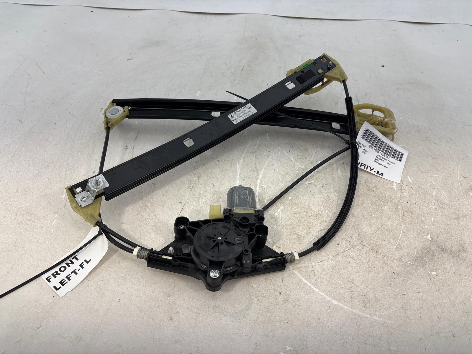 2017-2023 AUDI A4 FRONT LEFT DRIVER SIDE DOOR WINDOW REGULATOR W/ MOTOR OEM