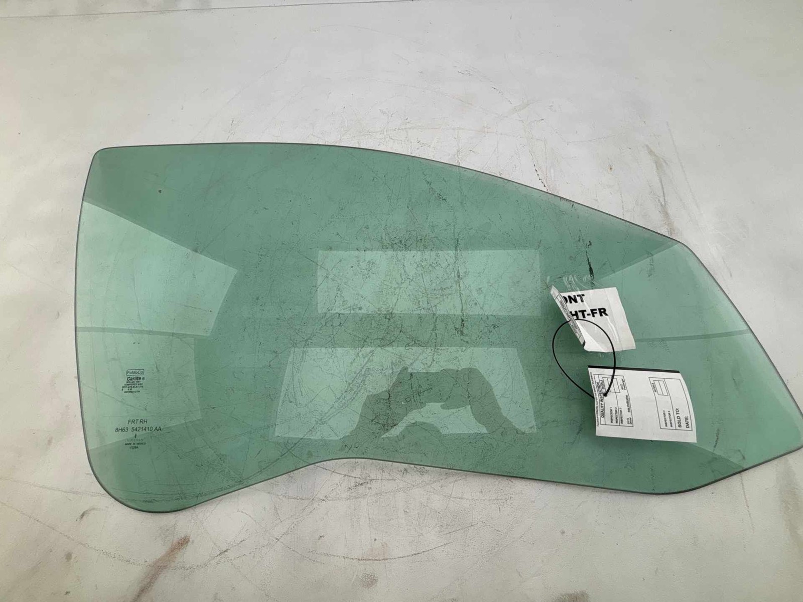 2007-2012 Lincoln MKZ Front Right Door Window Glass OEM