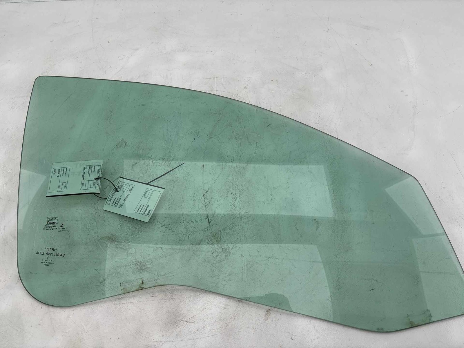 2006-2012 Ford Fusion Front Right Door Window Glass OEM 8H63-5421410-AB
