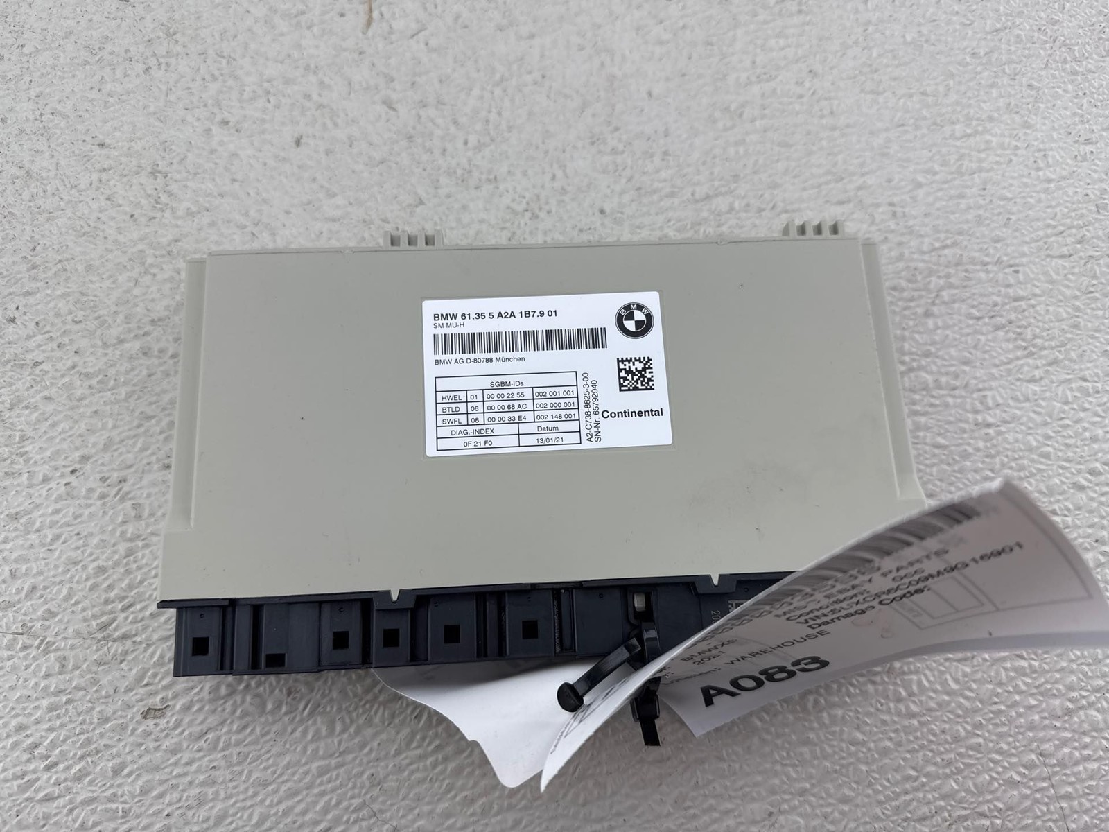 2021-2023 BMW X5 FRONT LEFT SEAT COMPUTER CONTROL MODULE OEM