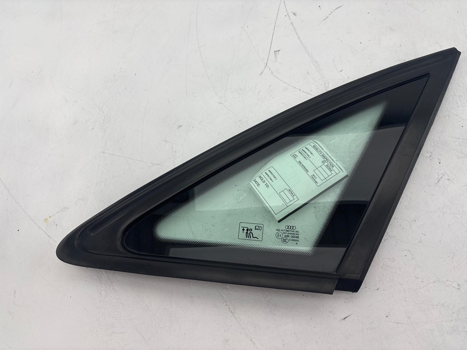 2009-2016 Audi A4 Rear Right Window Quarter Glass OEM