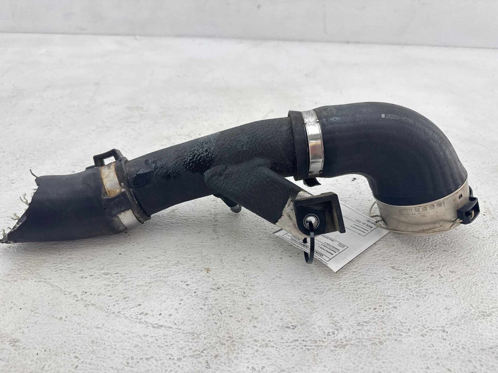 2019-2021 Genesis G70 Intercooler Outlet Hose Tube Pipe OEM