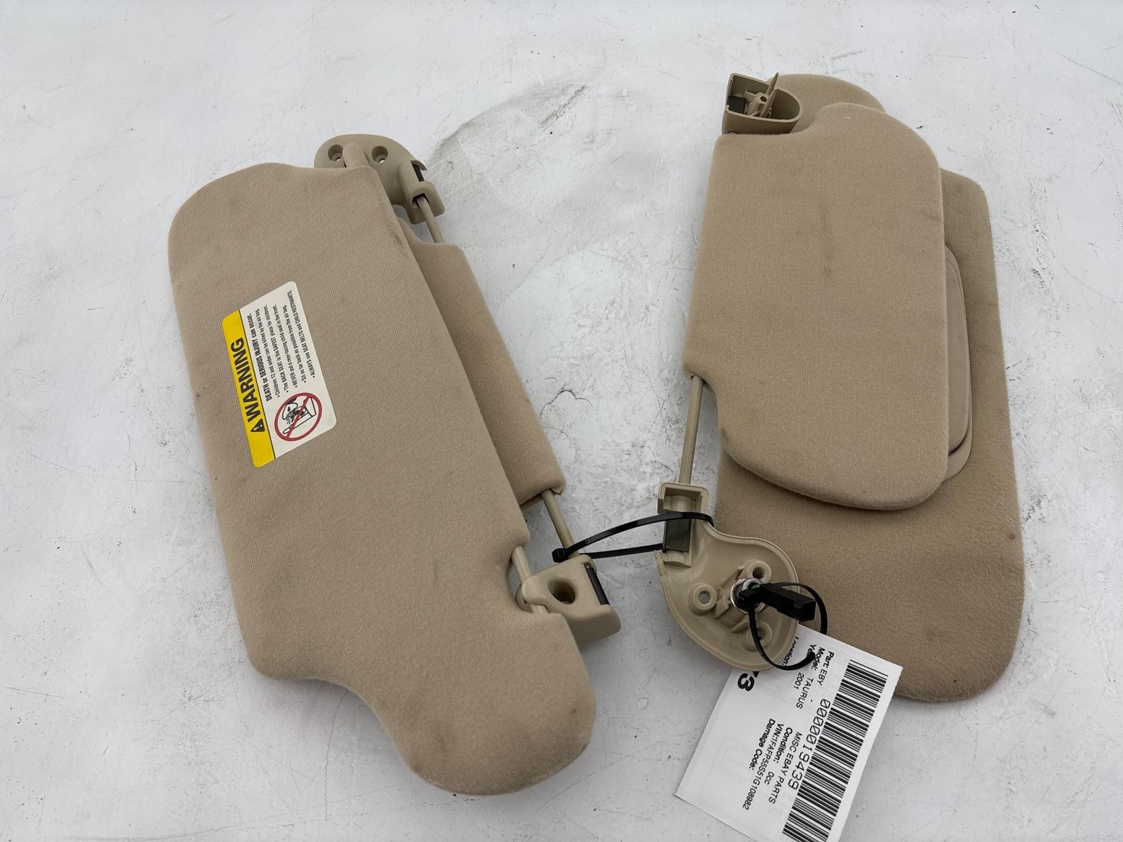 2001-2003 Ford Taurus Sun Visor Front Left & Right OEM