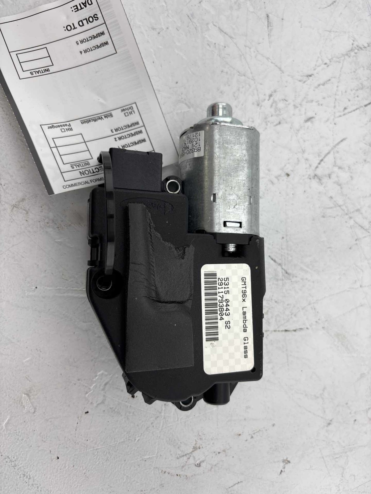 2008-2017 GMC Acadia Sun Roof Shade Glass Motor Drive Assembly OEM