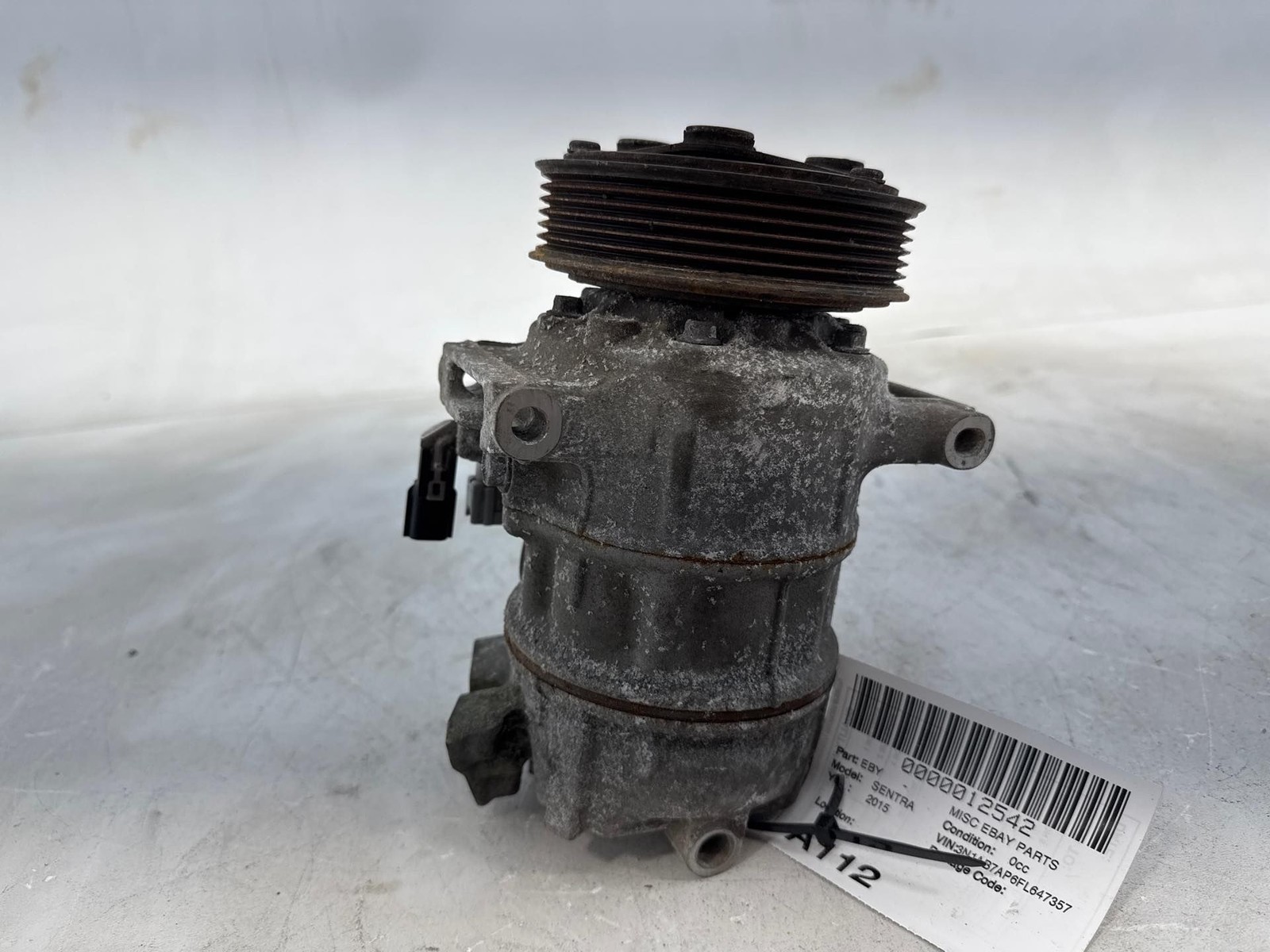 2013-2019 Nissan Sentra SV 1.8L AC Air Conditioner Compressor 92600-3SH1C OEM