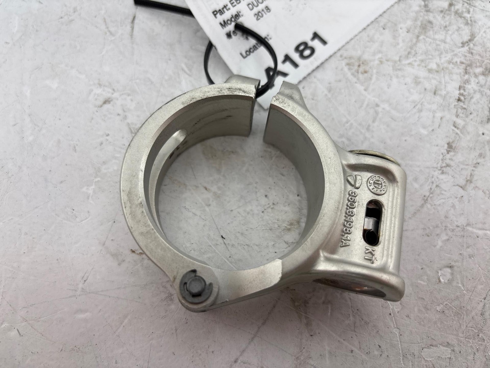 2018 Ducati Panigale V4 Mirror Clamp Left Side Oem