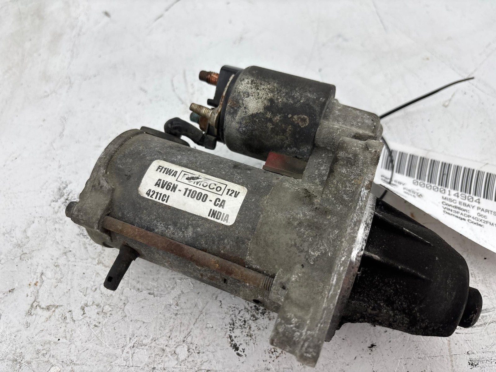 2014 - 2019 FORD FIESTA 1.6L ENGINE STARTER MOTOR OEM