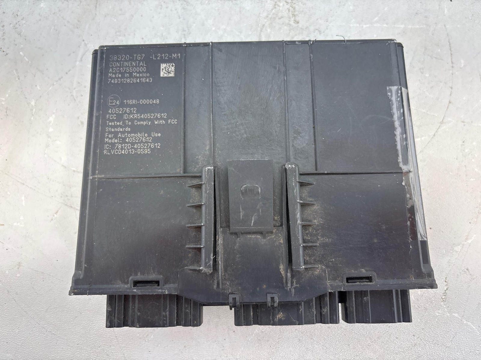 2019-2021 HONDA PILOT TIRE PRESSURE MONITORING RECEIVER 38320-TG7-L212M1 OEM