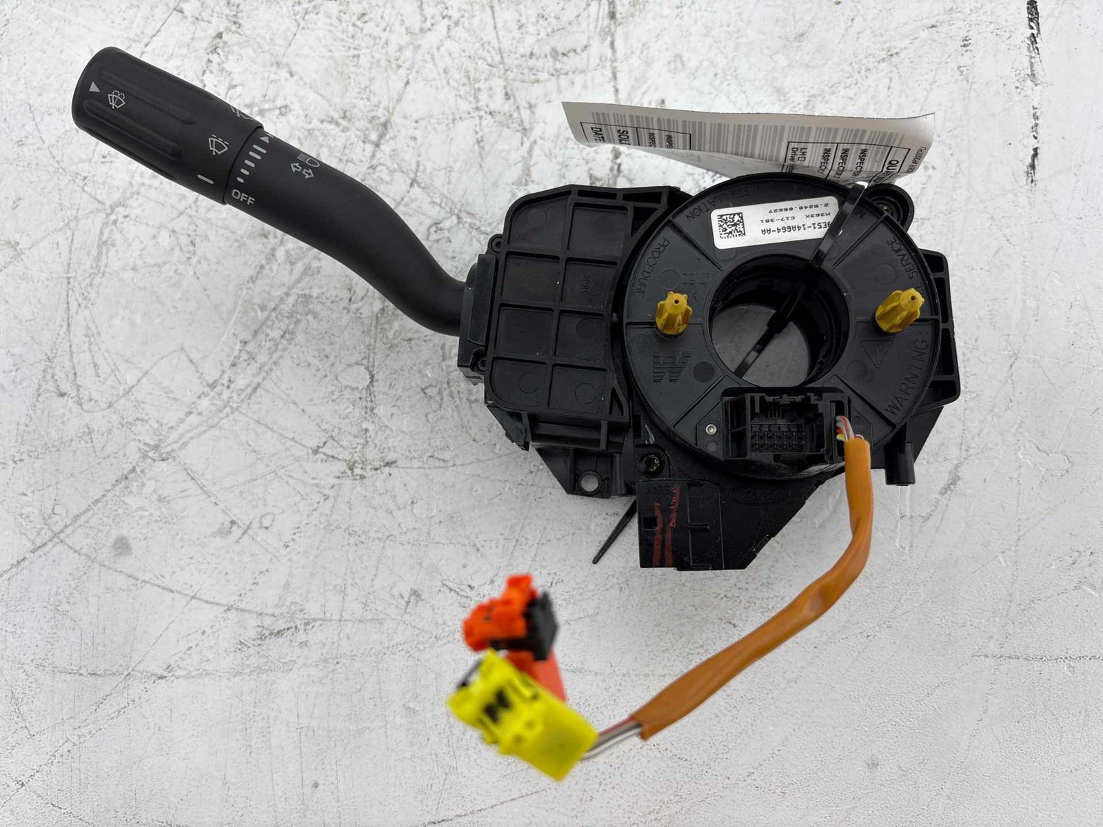 2007-2012 Lincoln MKZ Clock Spring & Wiper Switch OEM 9E51-14A664-AA