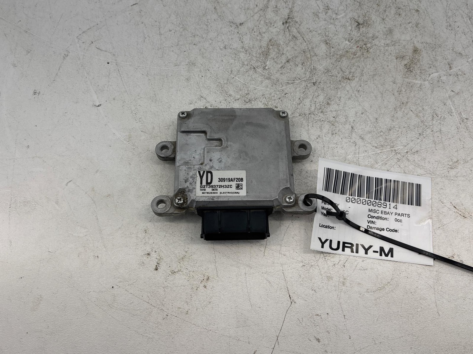 2017-2018 Subaru Impreza Transmission Control Module OEM 30919AF20B