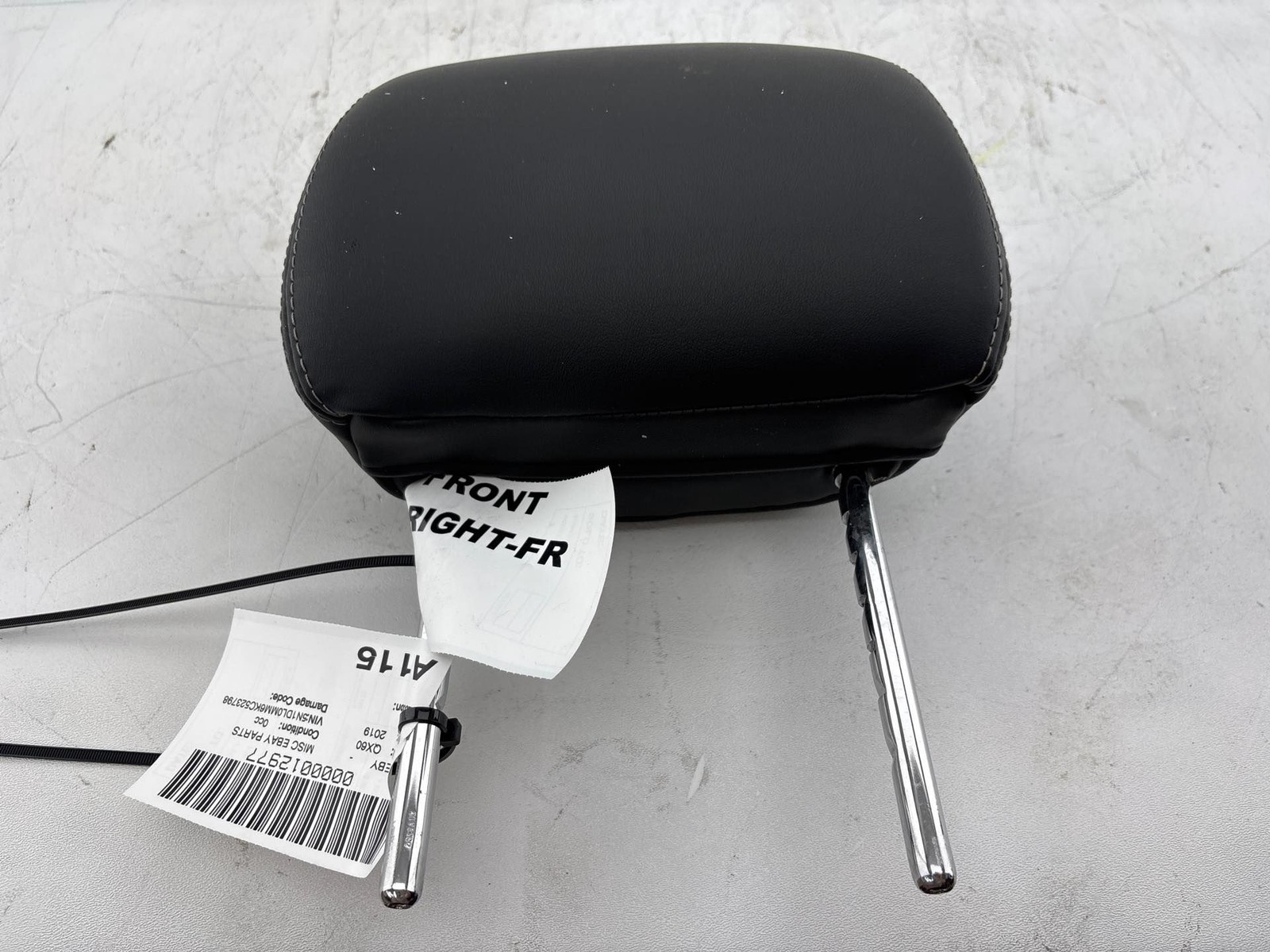 2016 - 2020 INFINITI QX60 FRONT RIGHT PASSENGER SIDE SEAT HEADREST OEM
