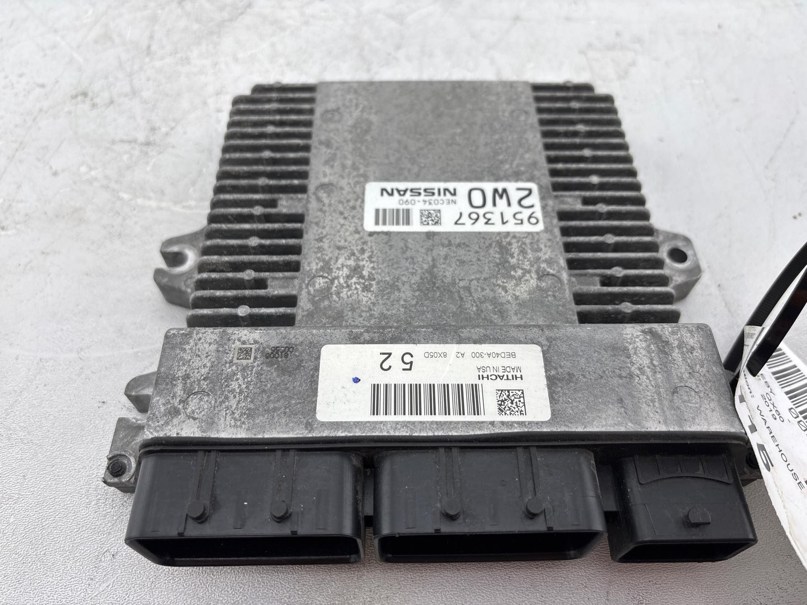 2018 - 2020 INFINITI QX60 3.5L ENGINE CONTROL MODULE UNIT ECU ECM OEM NEC034-090