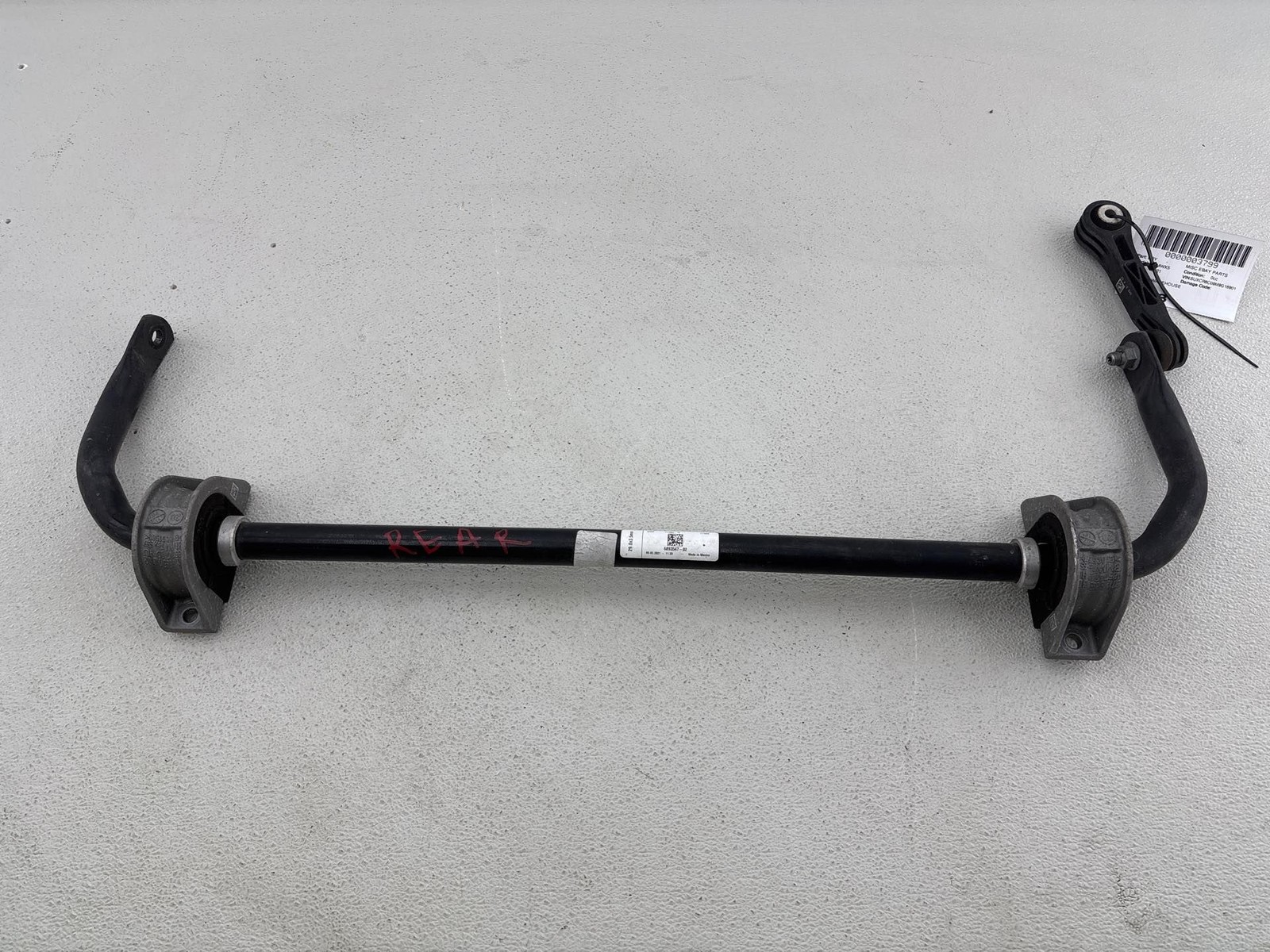 2020 - 2022 BMW X5 G05 REAR STABILIZER SWAY ANTI ROLL BAR OEM 6893547