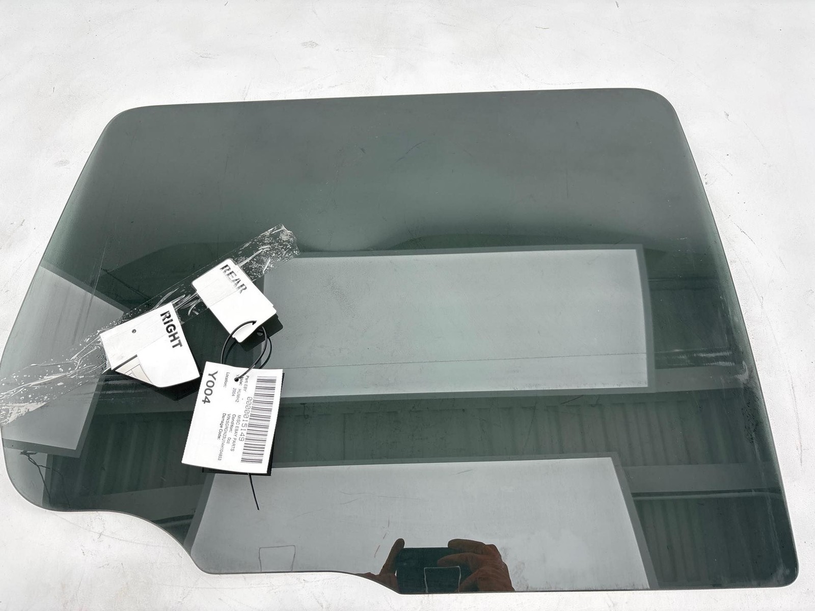 03-09 Hummer H2 Rear Right Passenger Side Door Window Auto Glass