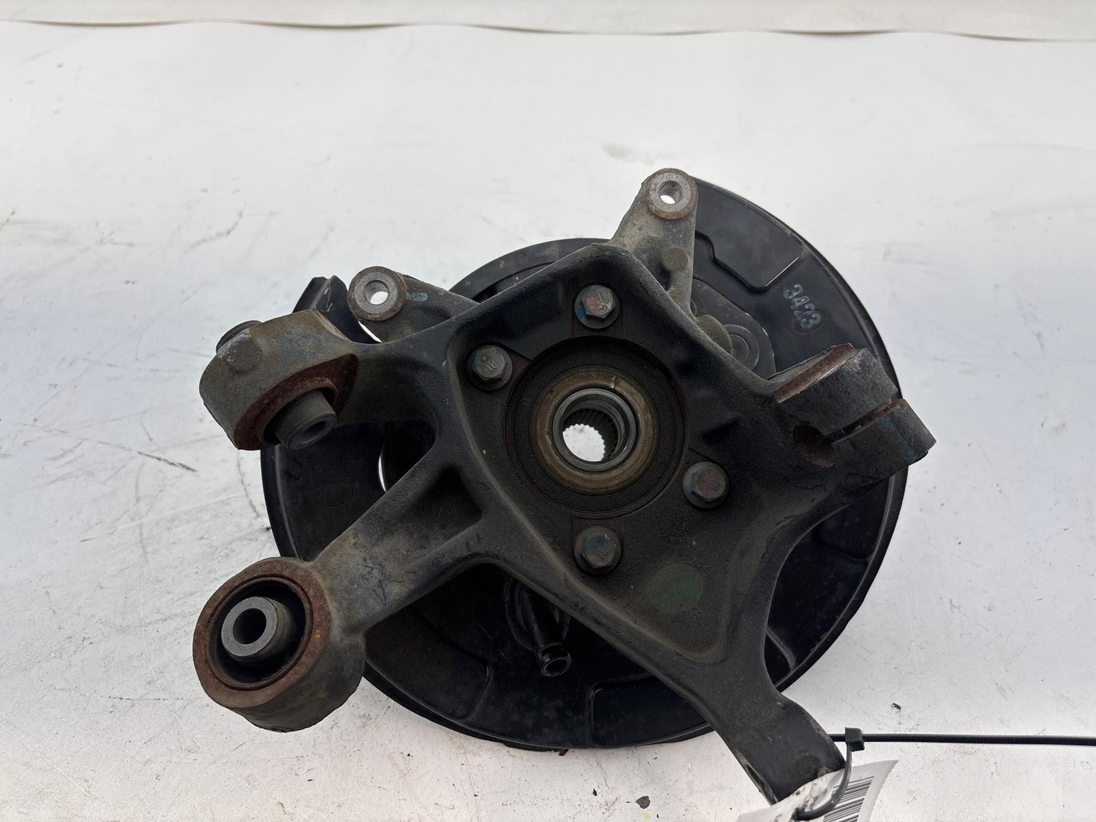 2015 - 2021 SUBARU WRX REAR LEFT SIDE SUSPENSION SPINDLE KNUCKLE & HUB OEM.