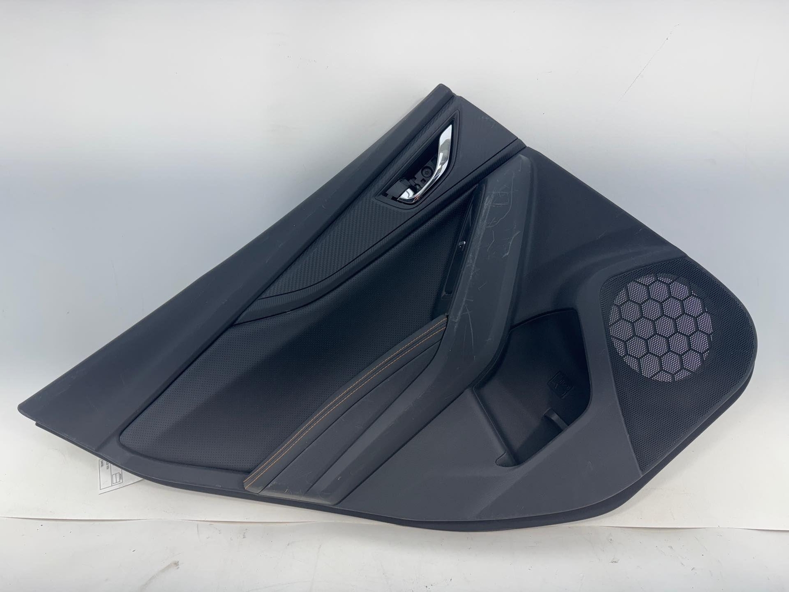 18-23 Subaru Crosstrek Rear Left Interior Door Trim Panel Black