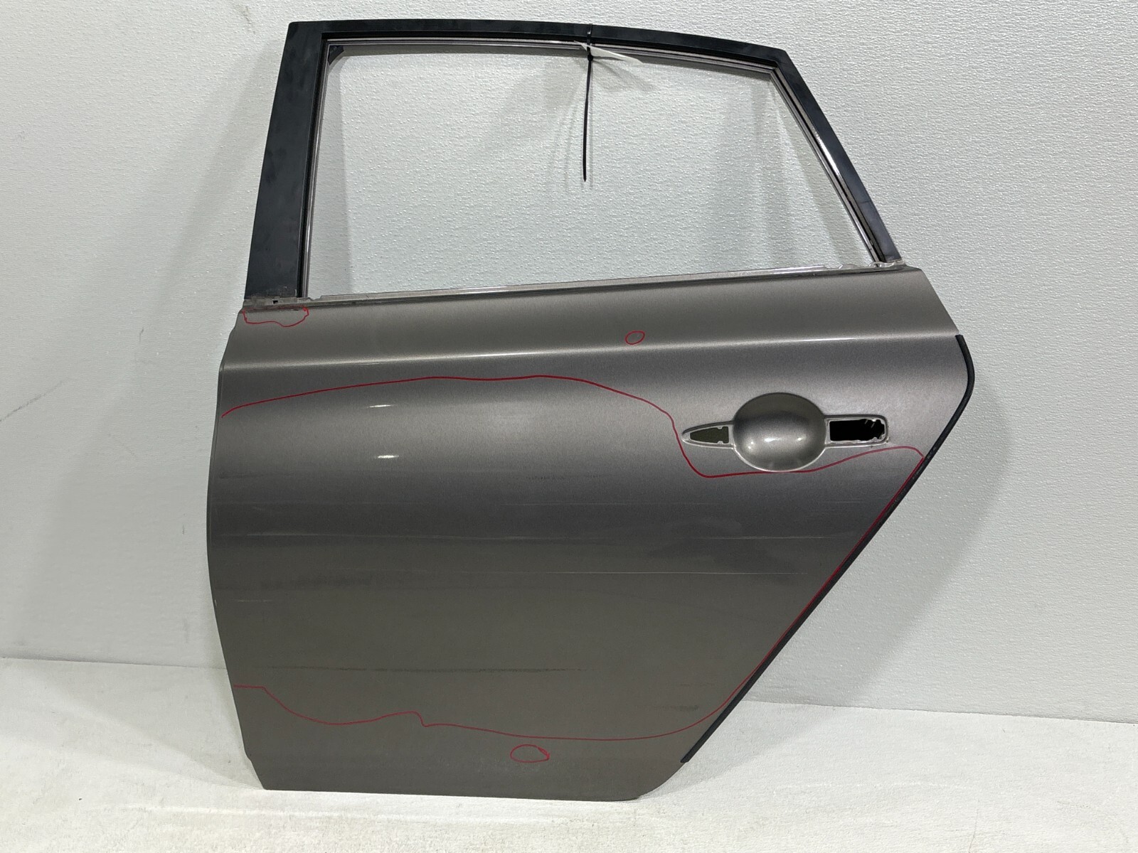 2013-19 Nissan Sentra Sv Rear Left Passenger Side Door Grey Kac - Titanium Oem