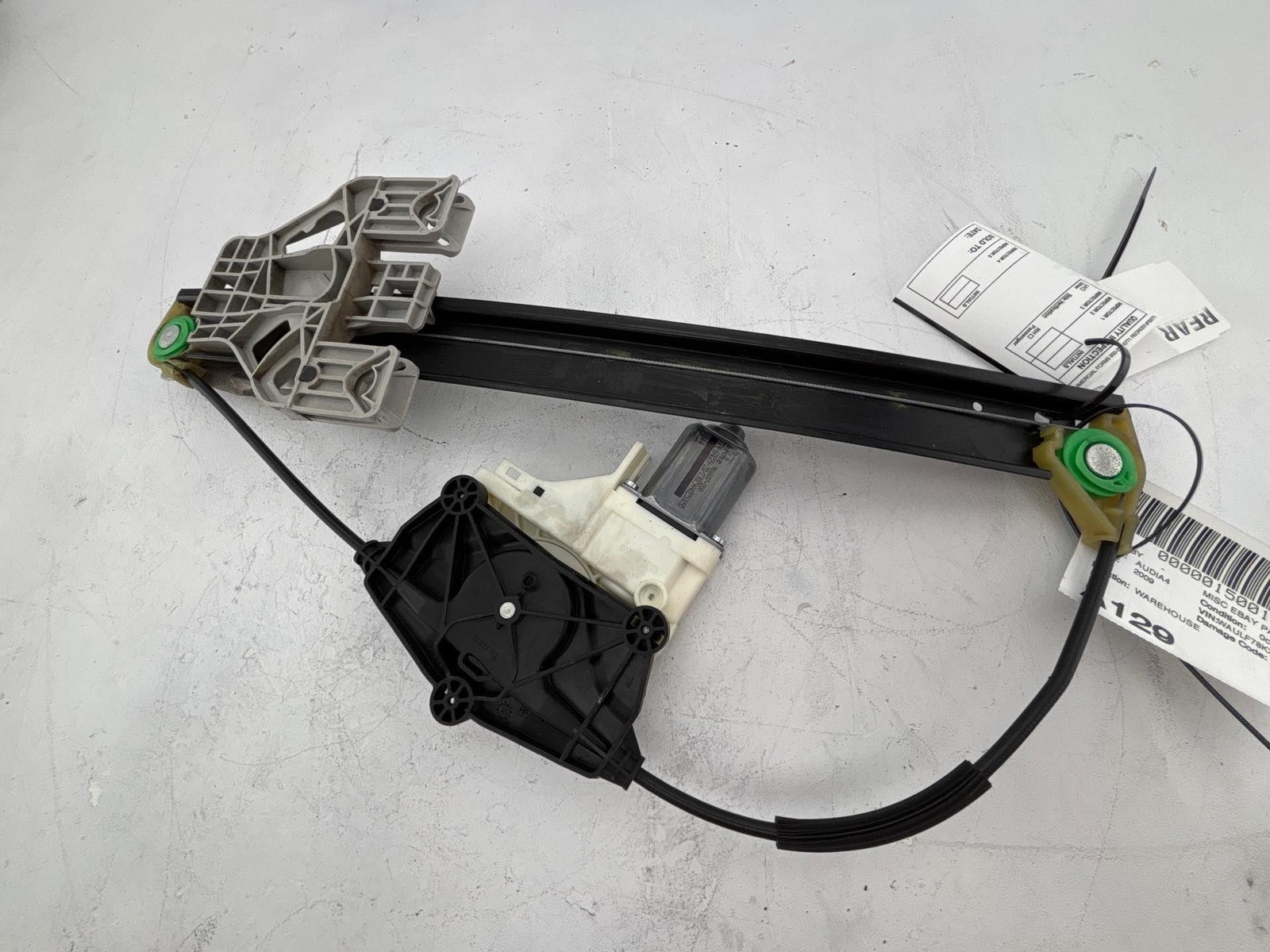 2009-2013 A4 Rear Right Door Window Ragulator W/ Motor Oem