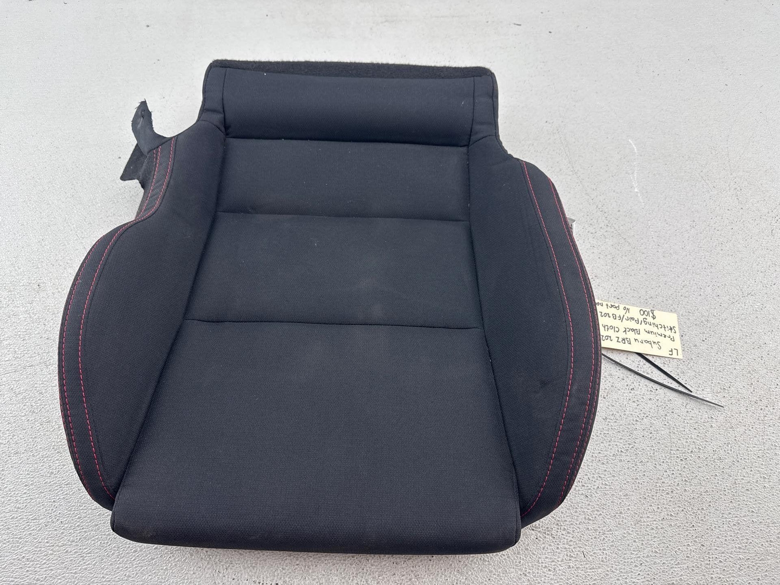 2022-2023 Subaru Brz Front Left Driver Side Lower Seat Cushion Bottom Oem