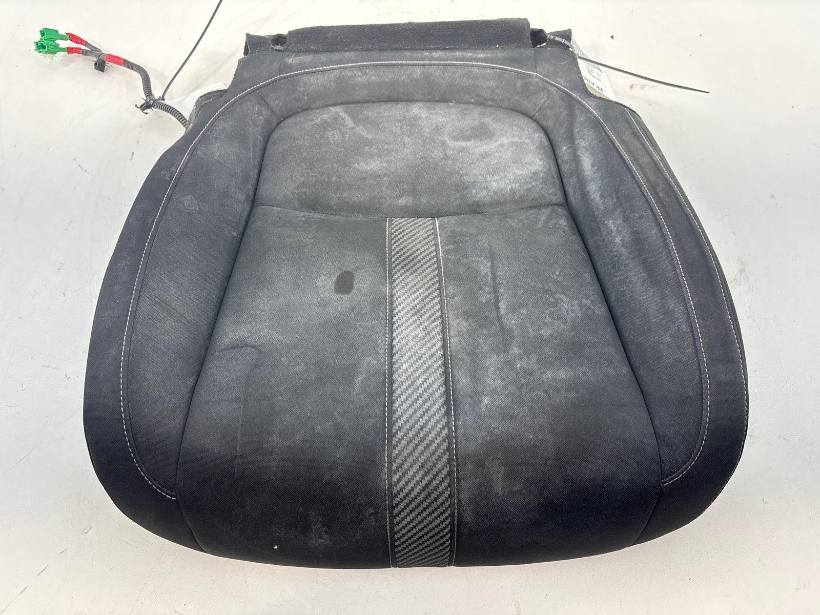 2017-2021 Honda Civic Front Left Driver Seat Lower Cushion Cloth Black Oem