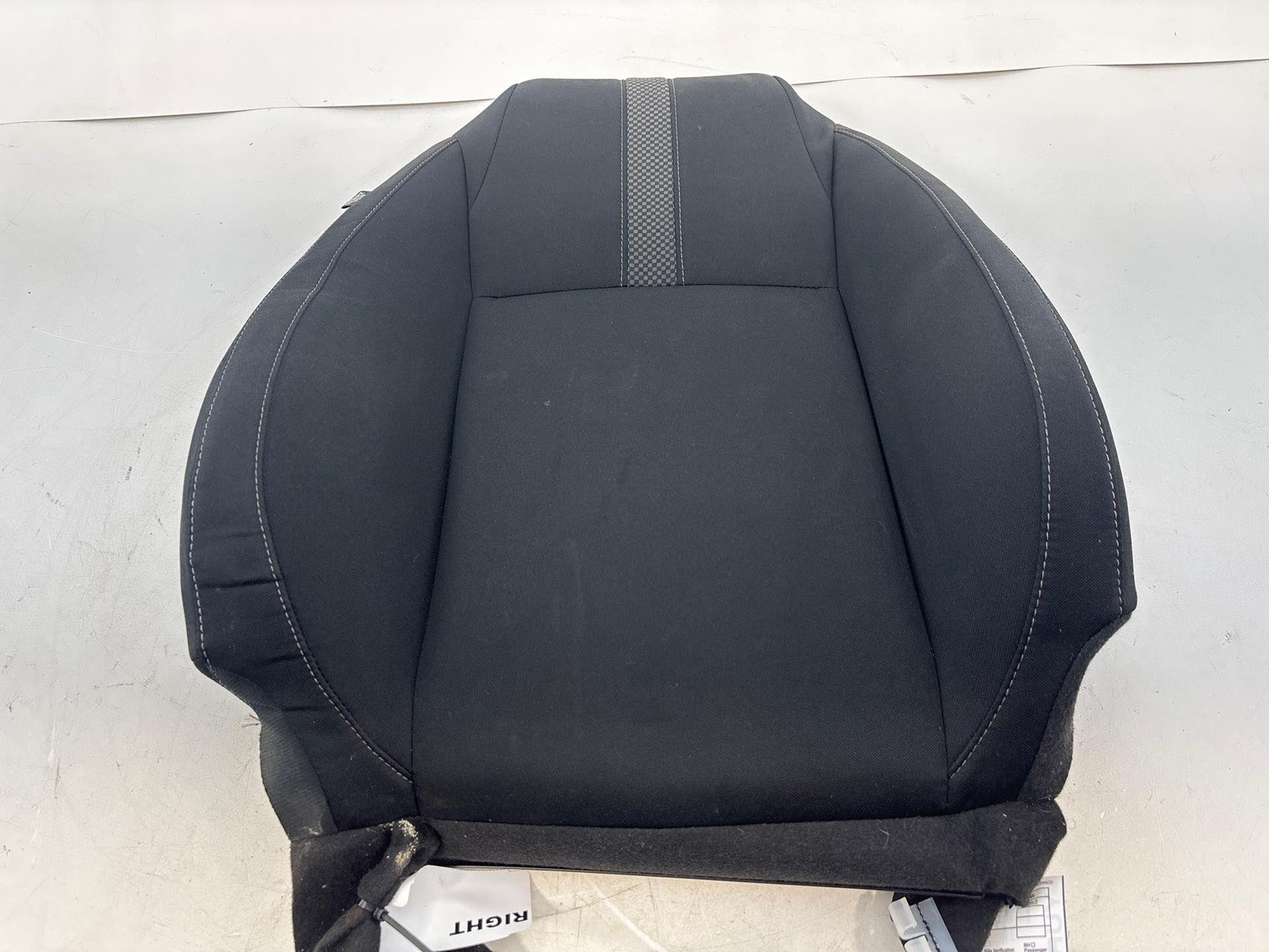 2018-2021 Honda Civic Front Right Upper Seat Cushion Black Oem