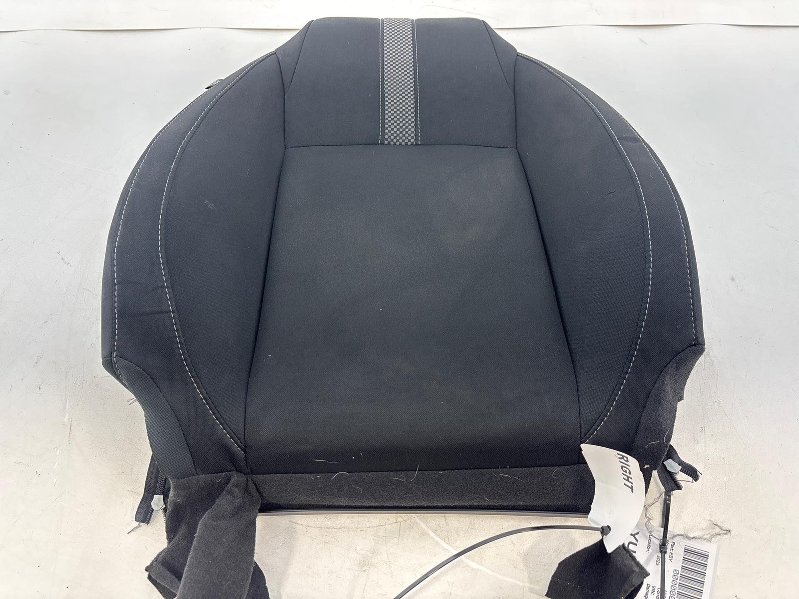 2017-2021 Honda Civic Front Right Upper Seat Cushion Black Oem