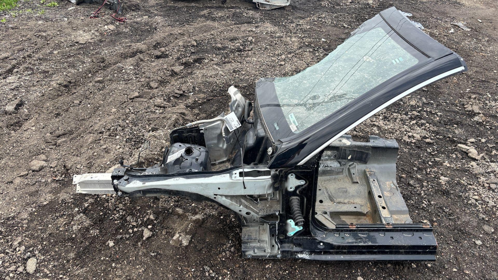 12-17 Mercedes E350 Front Left Side Quarter Panel Body Frame Cut