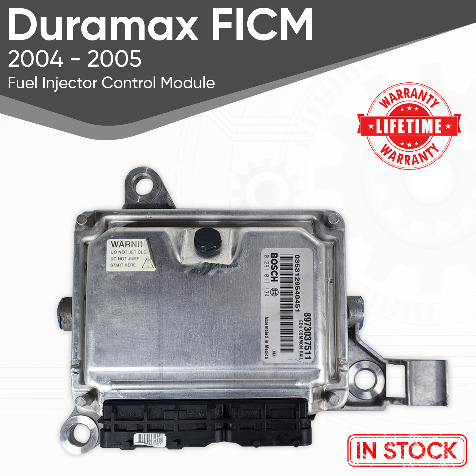 04-05 GM Chevy Silverado Sierra DURAMAX 6.6 FICM LLY FICM 8973037513 8973037511
