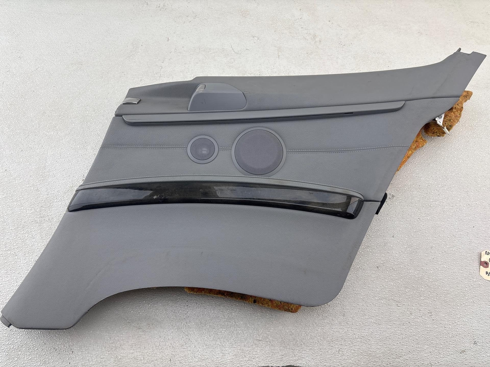 2007-2013 Bmw 335I Passenger Right Rear Interior Quarter Panel Trim Oem
