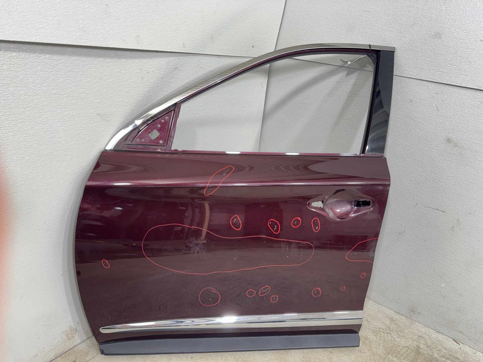 2014 - 2015 Infiniti Qx60 Front Left Driver Side Door Shell Panel Oem