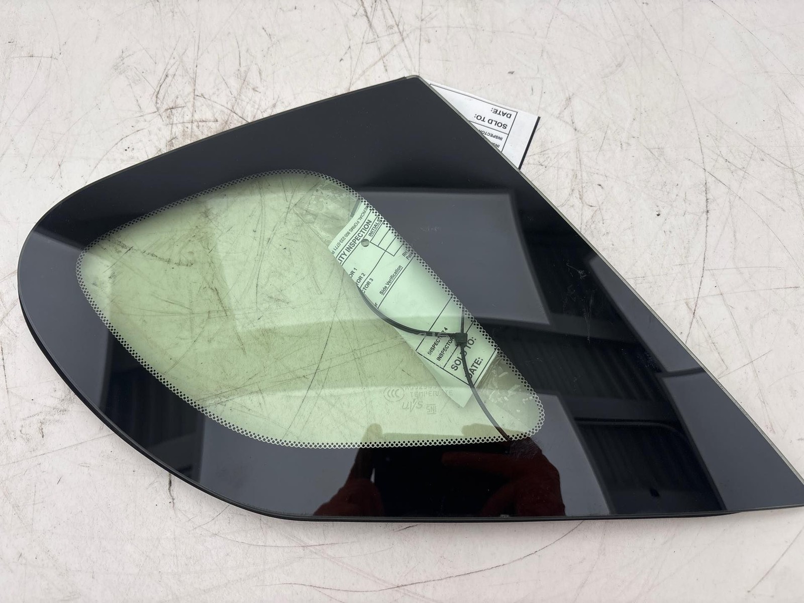 2011 - 2017 Lexus CT200H Rear Left Side Quarter Window Glass OEM