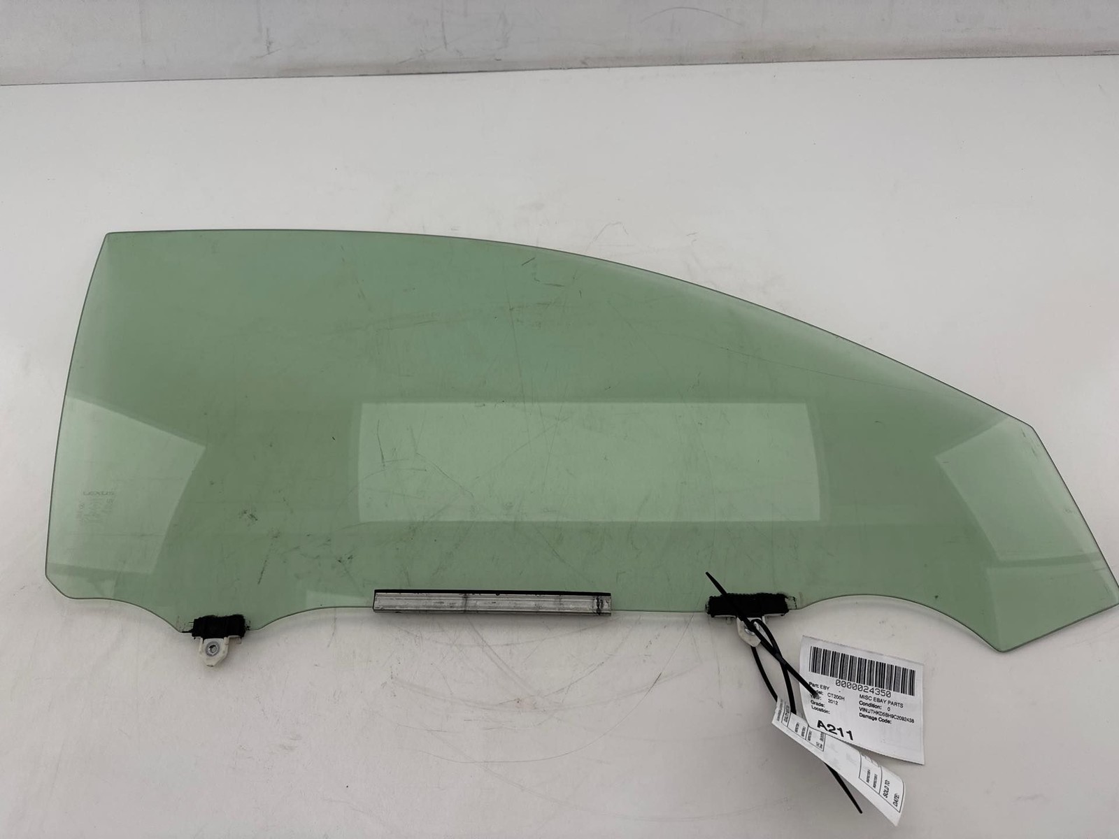 2011-2017 Lexus CT200H Front Right Passenger Side Door Window Glass OEM