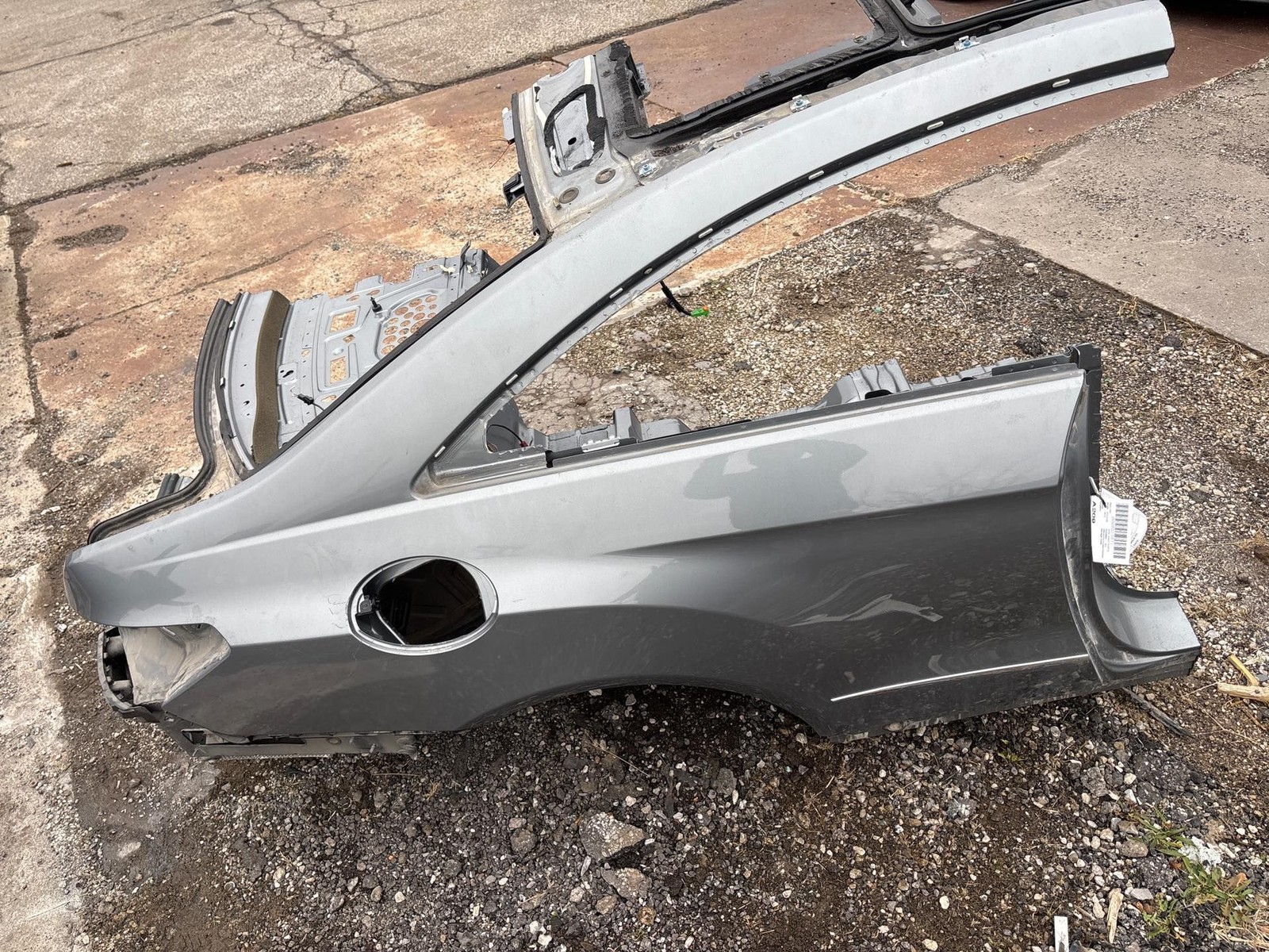 10-17 Mercedes W207 E350 E550 Right Passenger Rear Quarter Panel Body Cut OEM