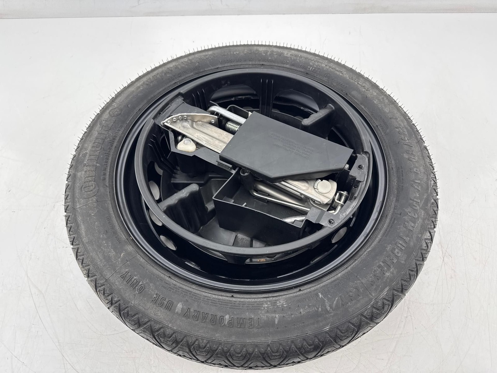 10-17 Mercedes E350 W207 Emergency Spare Tire Wheel 17X3.5 W/ Jack Tool Kit OEM