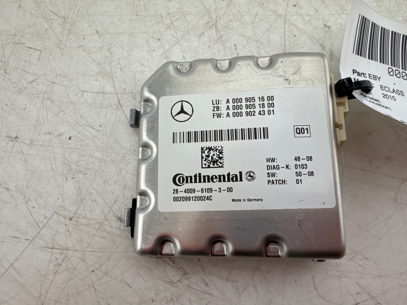 2010 Mercedes E350 W207 Active Lane Assist Front Camera OEM