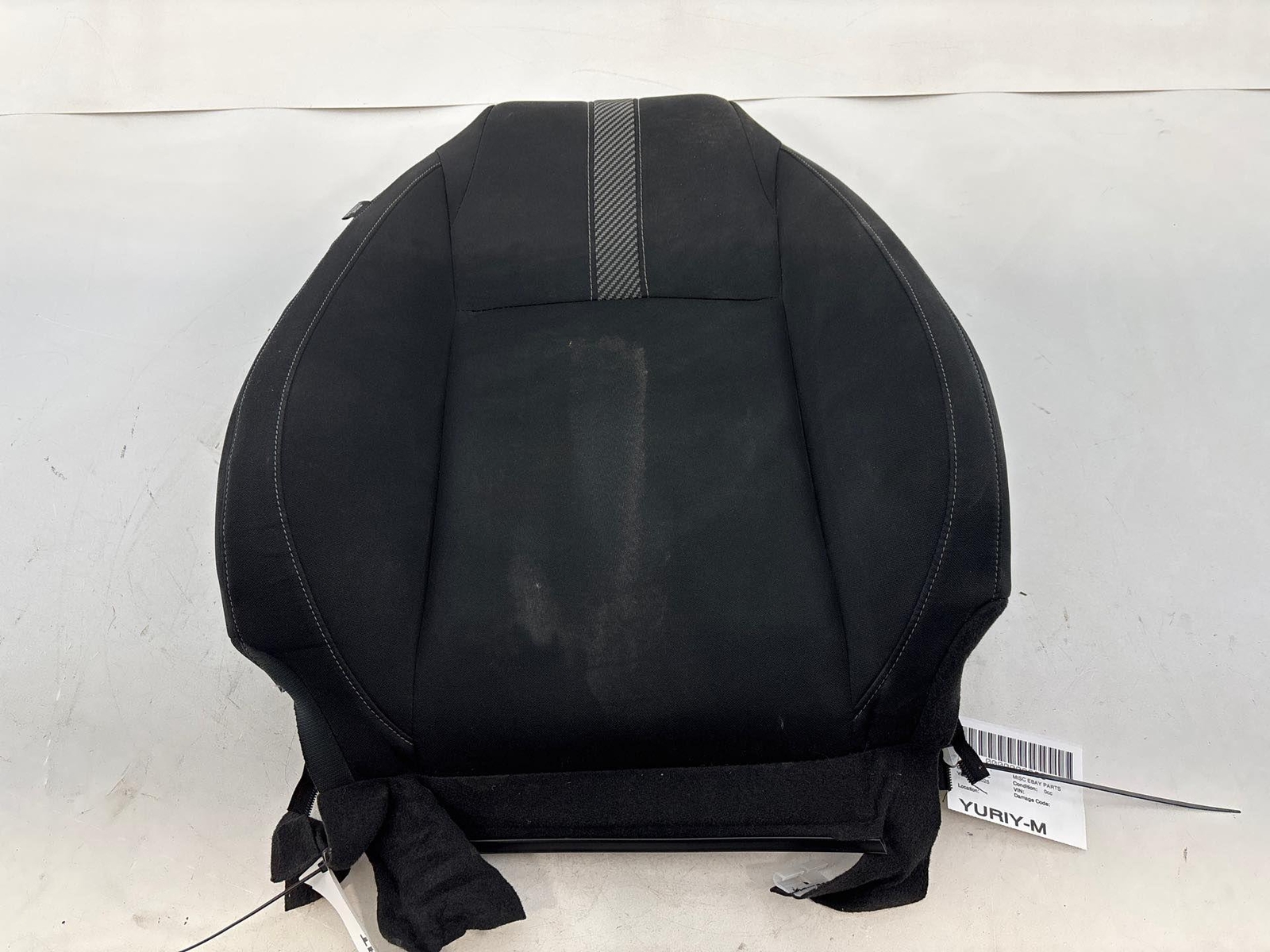 2017-2021 Honda Civic Front Right Upper Seat Cushion Black Oem