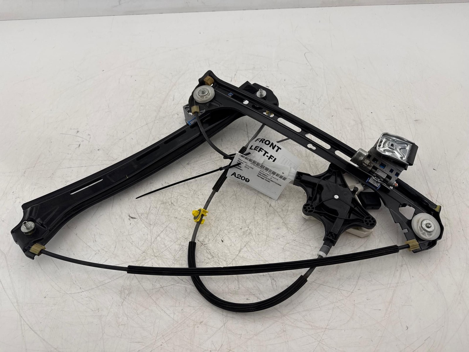 10-17 Mercedes W207 E350 E550 Front Left Side Door Window Regulator W/ Motor OEM