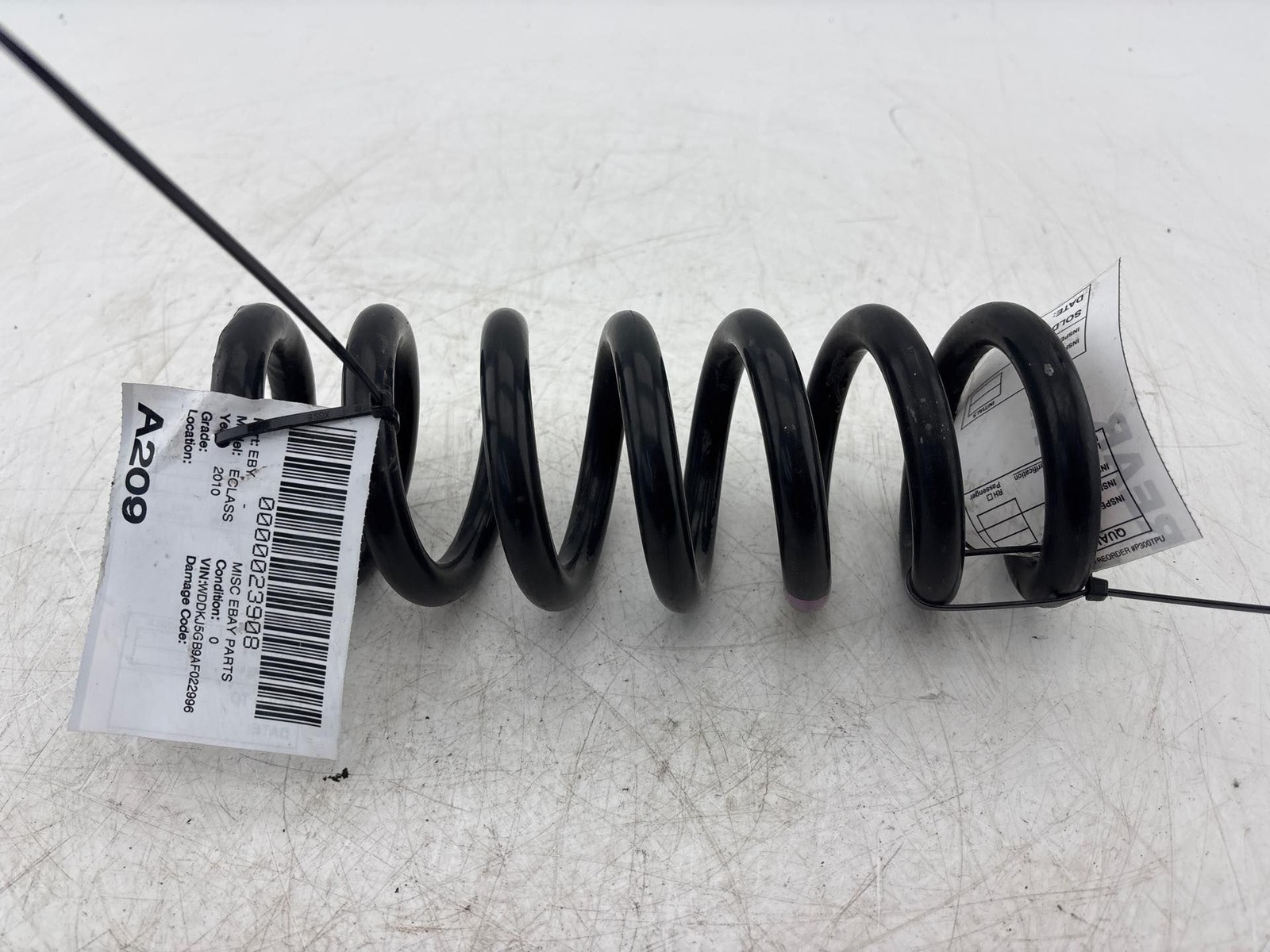 08-17 Mercedes W207 E350 E550 W204 C300 Rear Left Suspension Coil Spring OEM