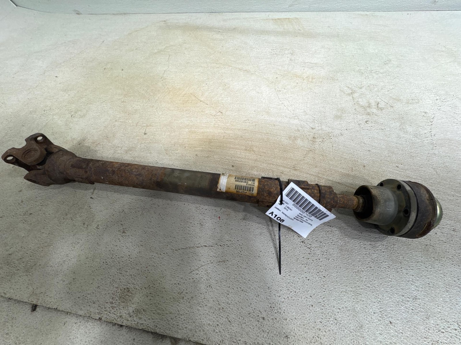 2008 - 2012 Jeep Liberty Front Drive Shaft 52853442AF